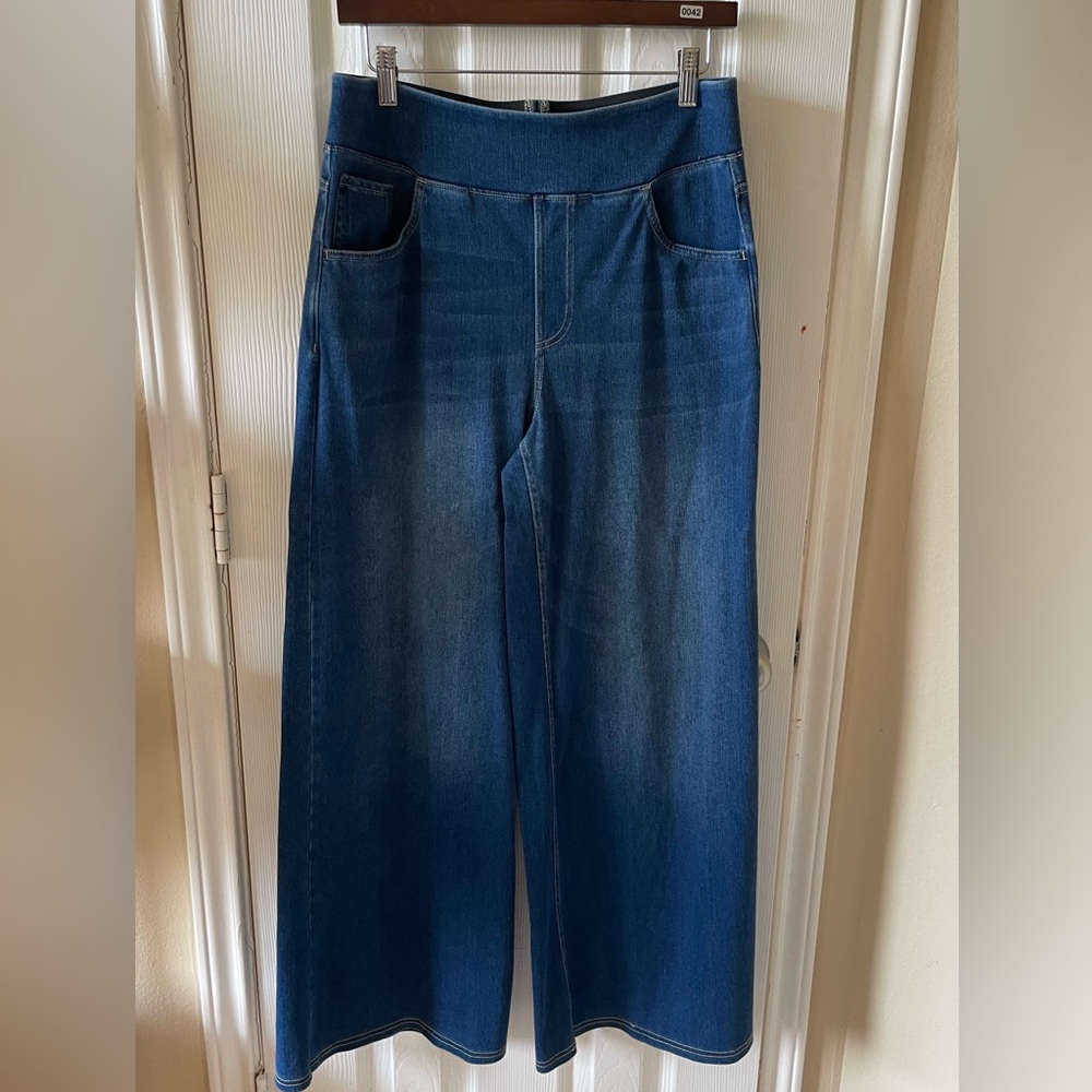 HALARA FLEX DENIM WIDE LEG SIZE L